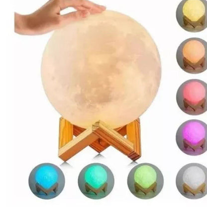 Lámpara Luna 3D