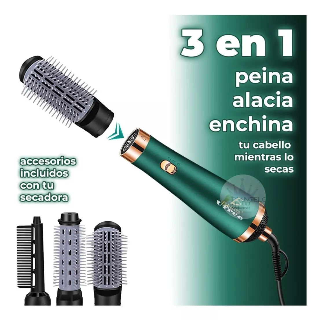 Cepillo Secador 3 en 1