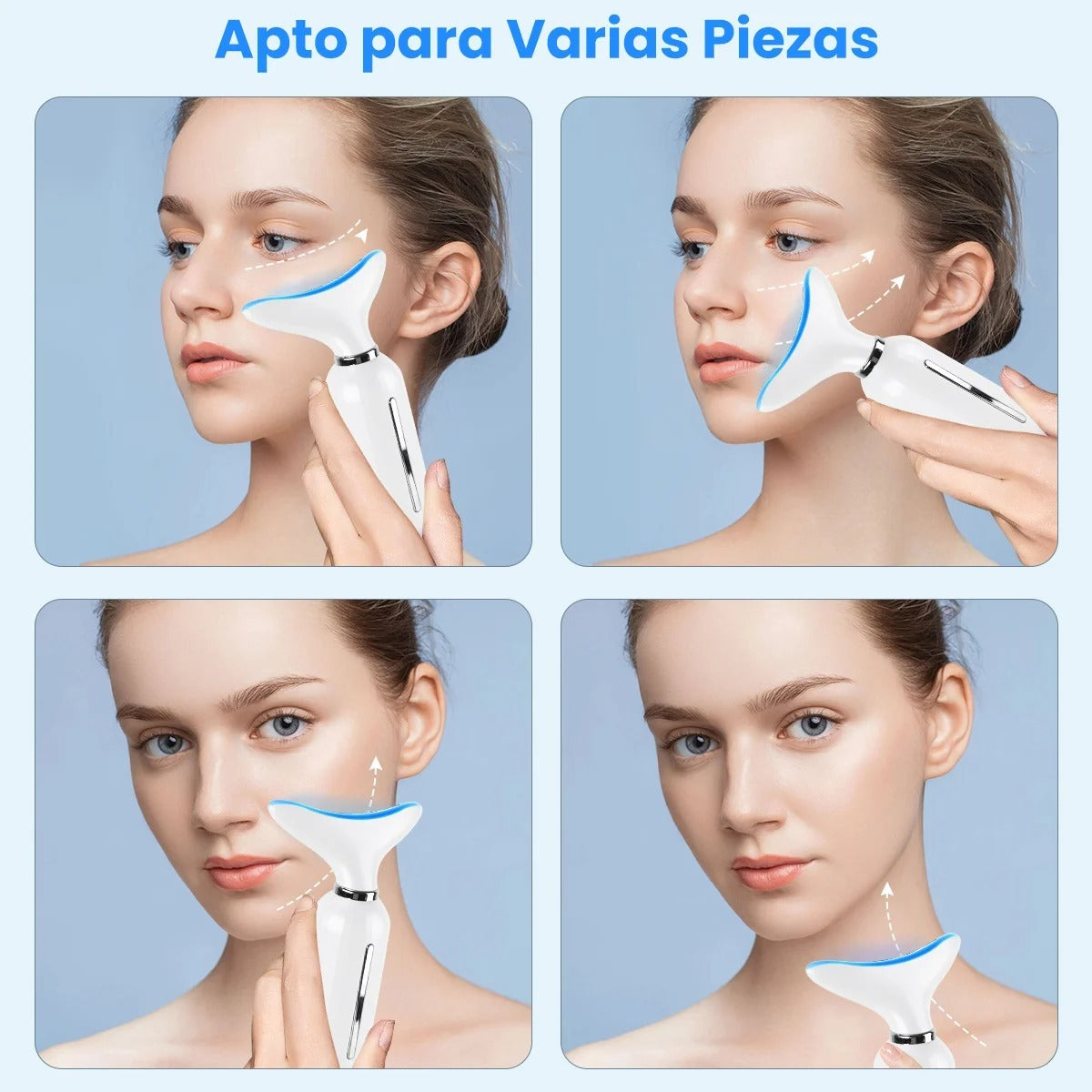 Masajeador Facial Cuello LED AntiEdad - vista 4