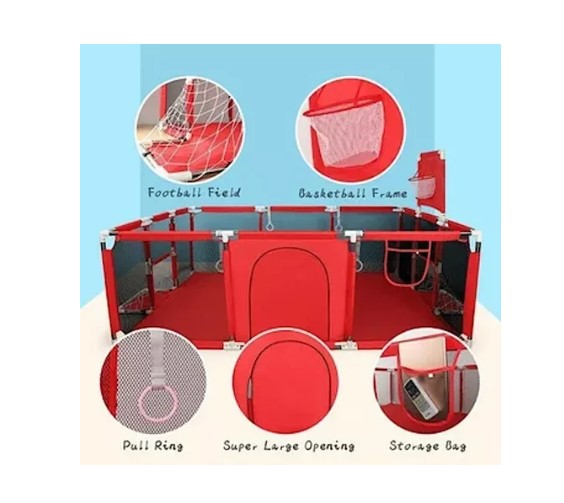Corral Seguridad Bebes con Aro de Basket - vista 4