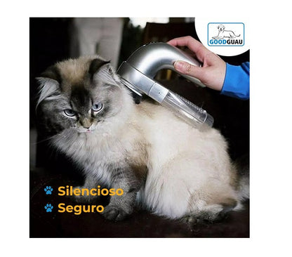 Cepillo Aspirador de Pelo para Mascotas