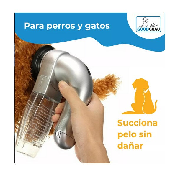 Cepillo Aspirador de Pelo para Mascotas