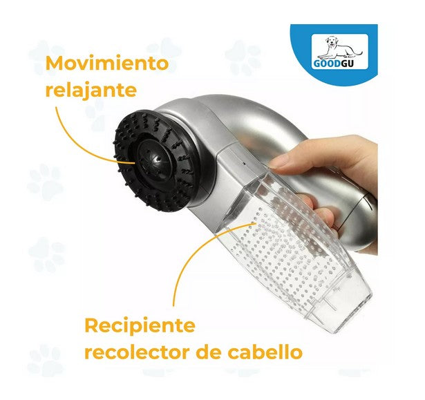 Cepillo Aspirador de Pelo para Mascotas