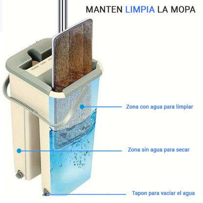 Mopa Giratoria con Balde Escurridor