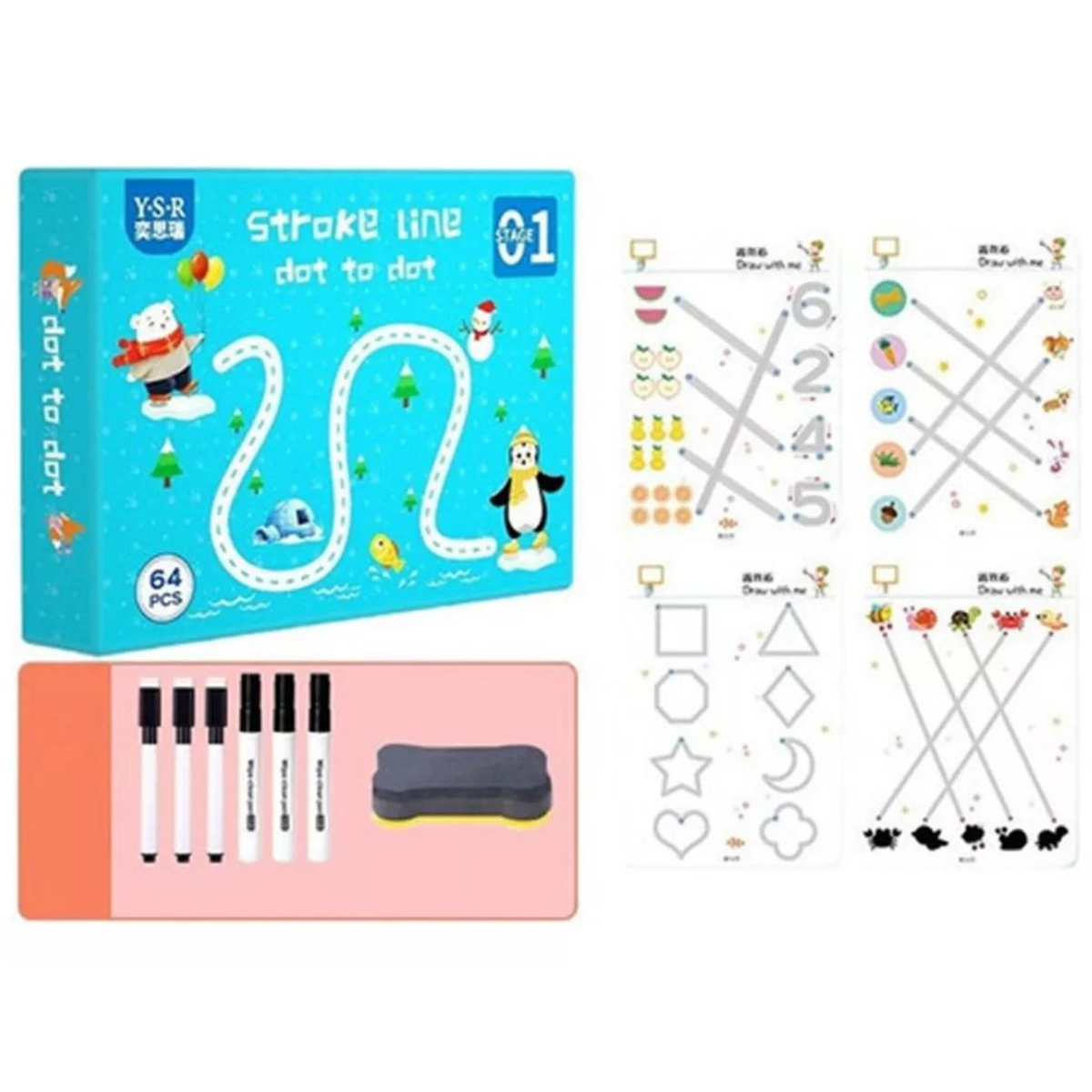 Cuaderno Montessori de Caligrafía Reutilizable