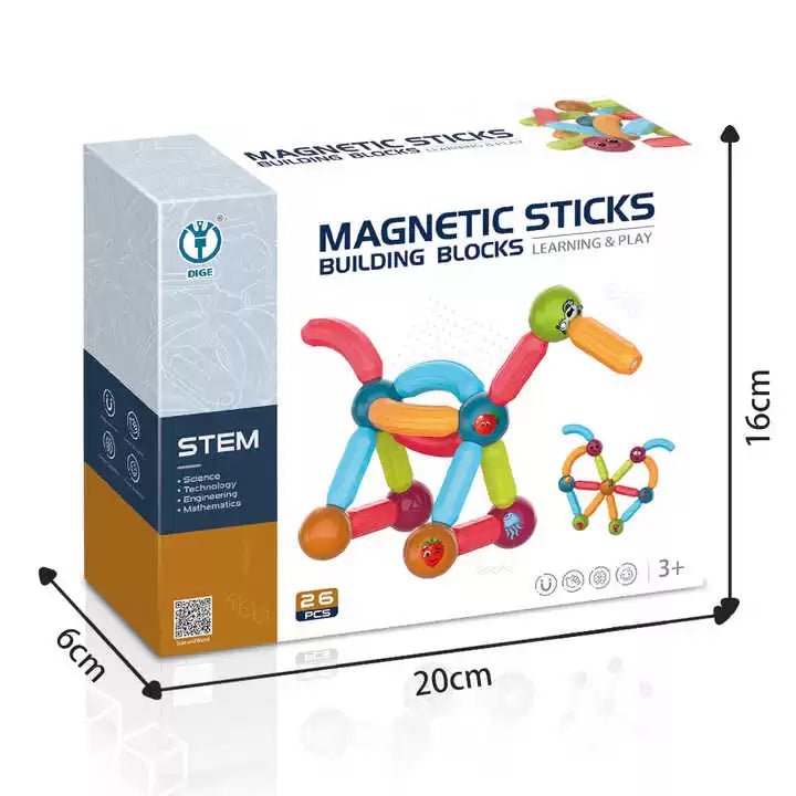Caja del Juego de Construcción Magnético