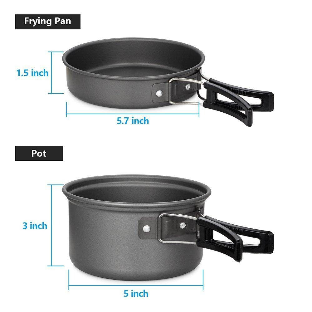 Set de Ollas para Camping