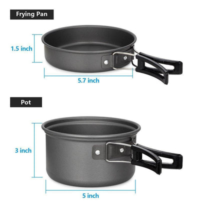 Set de Ollas para Camping