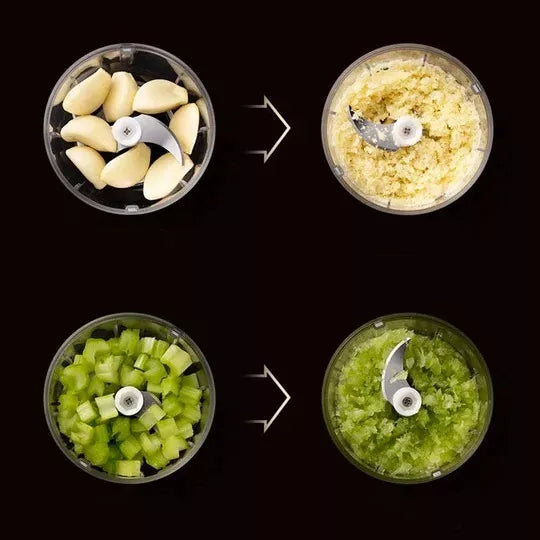 Mini Picador de Verduras Recargable