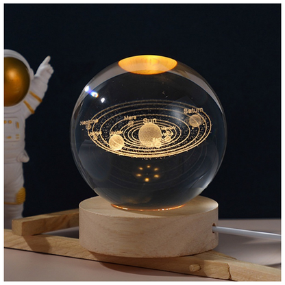 Lámpara Nocturna 3D Sistema Solar - vista 1