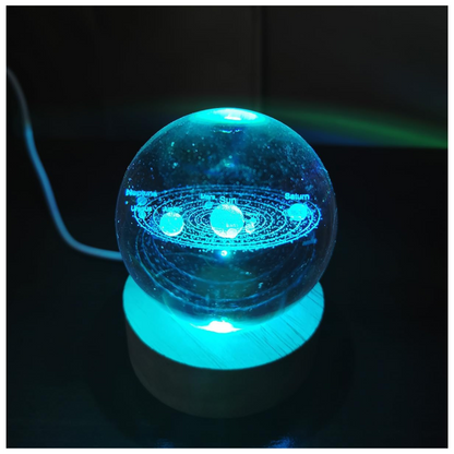 Lámpara Nocturna 3D Sistema Solar - vista 2