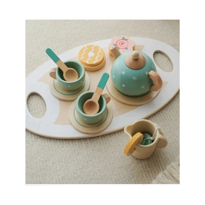 Set de Té y Postres de Madera Montessori