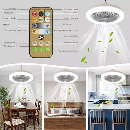 Ampolleta LED con Ventilador