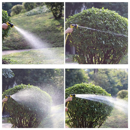 Manguera Extensible de Jardín 15 m con Soporte