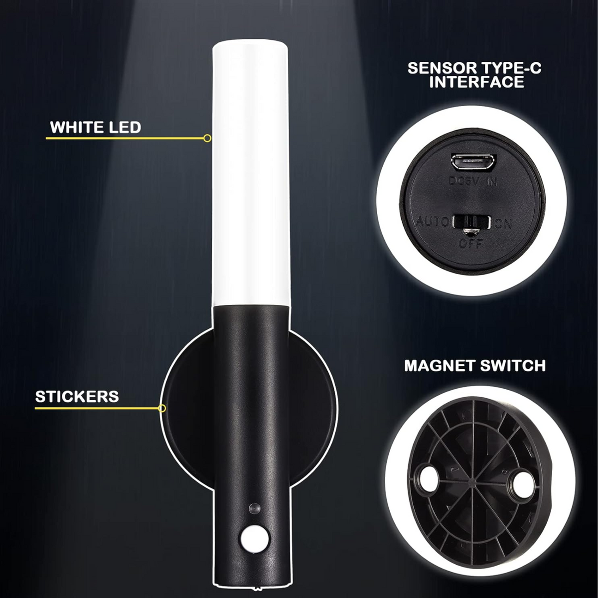 Lámpara LED con Sensor de Movimiento e Imán - vista 7