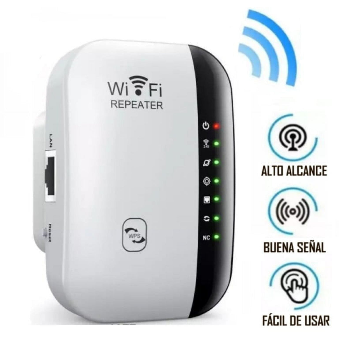 Repetidor de Señal WiFi con indicadores