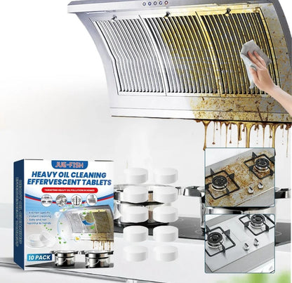 10 Pastillas Limpia Parrilla Horno Cocina - vista 3