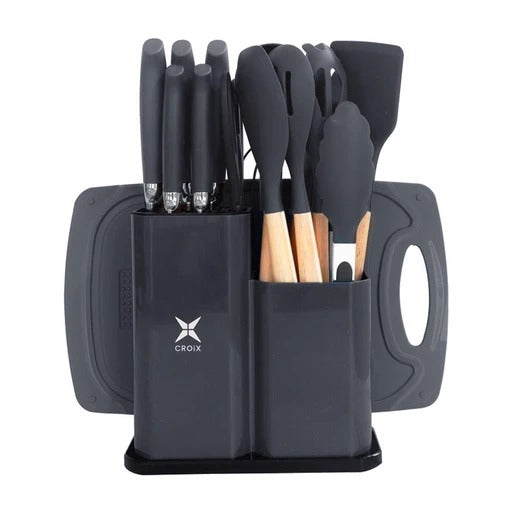 Set de 19 Utensilios de Cocina negro