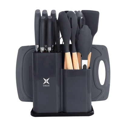Set de 19 Utensilios de Cocina negro