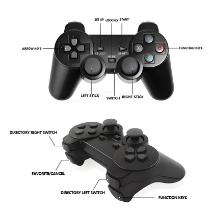 Game Stick 4K Consola Retro Inalámbrica HDMI con 10.000 Juegos