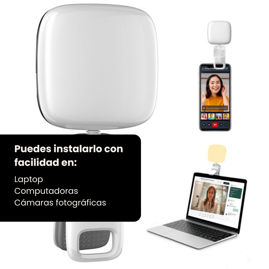Luz LED con Clip para Selfies