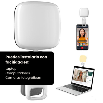 Luz LED con Clip para Selfies