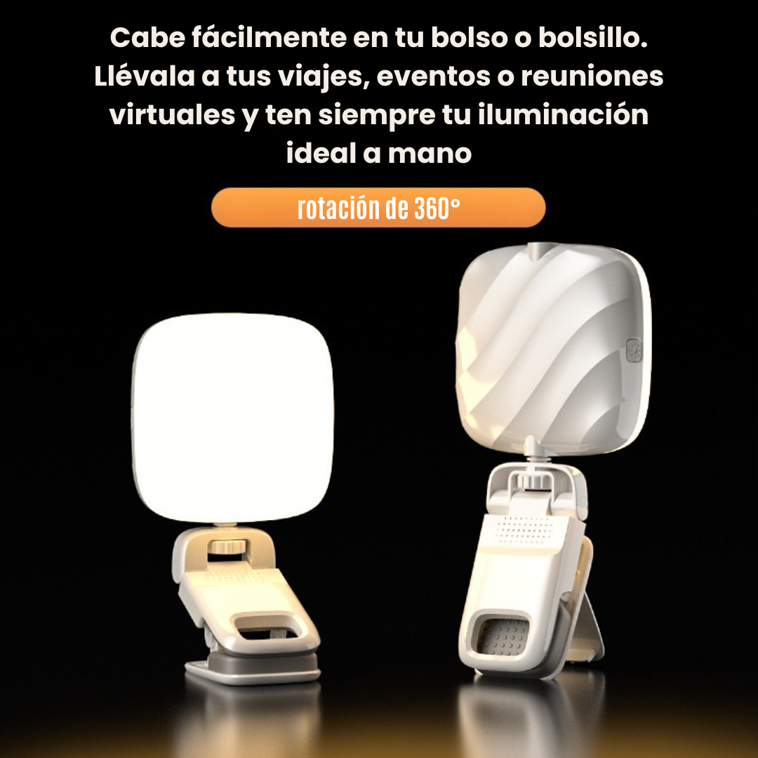 Luz LED con Clip para Selfies