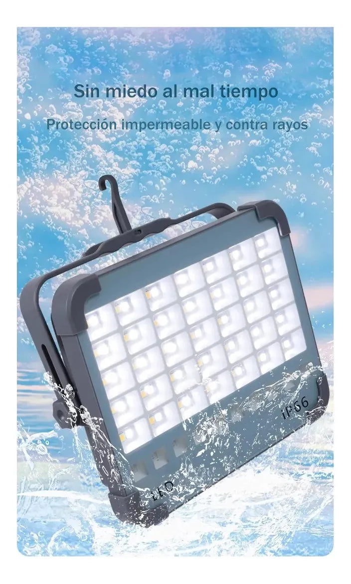 Foco Led Solar Emergencia Recargable - vista 2