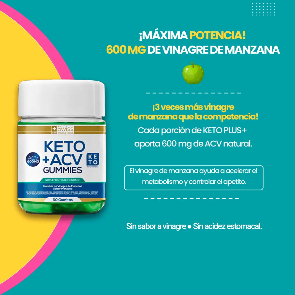 Keto Plus Gomitas de Vinagre de Manzana