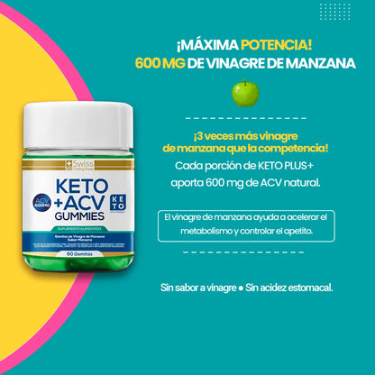 Keto Plus Gomitas de Vinagre de Manzana