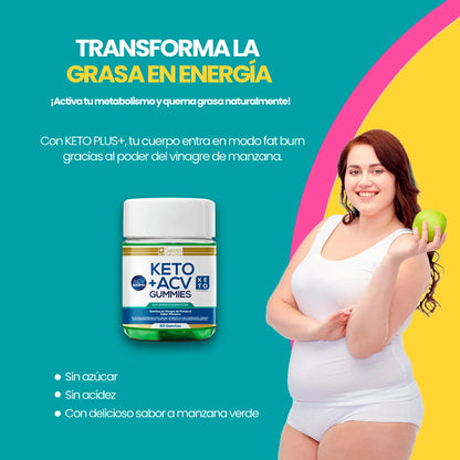 Keto Plus Gomitas de Vinagre de Manzana