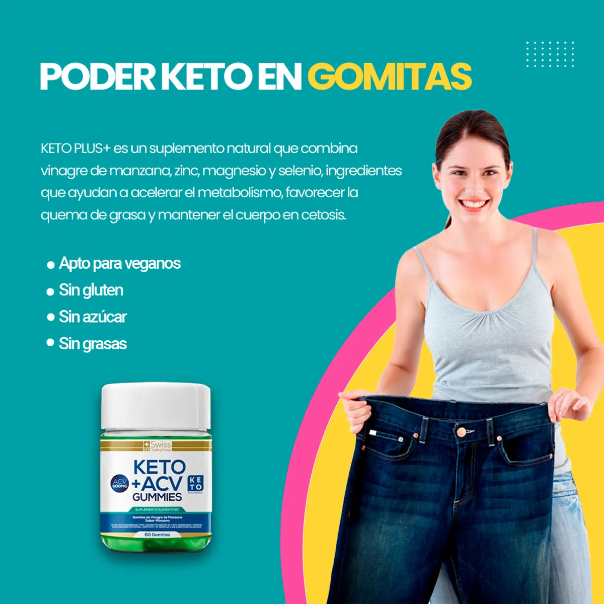 Keto Plus Gomitas de Vinagre de Manzana