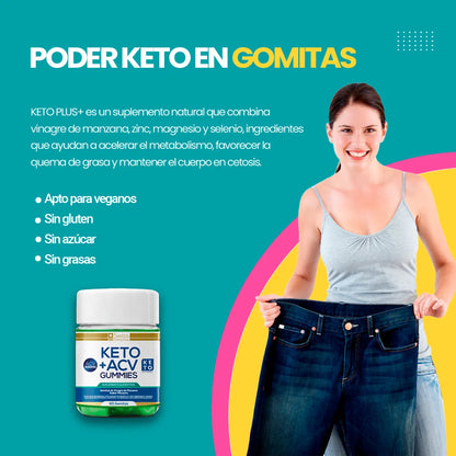 Keto Plus Gomitas de Vinagre de Manzana