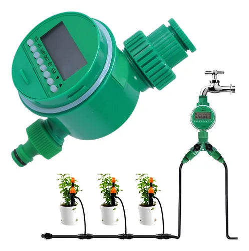 Kit Temporizador LCD Riego Microgoteo - vista 4