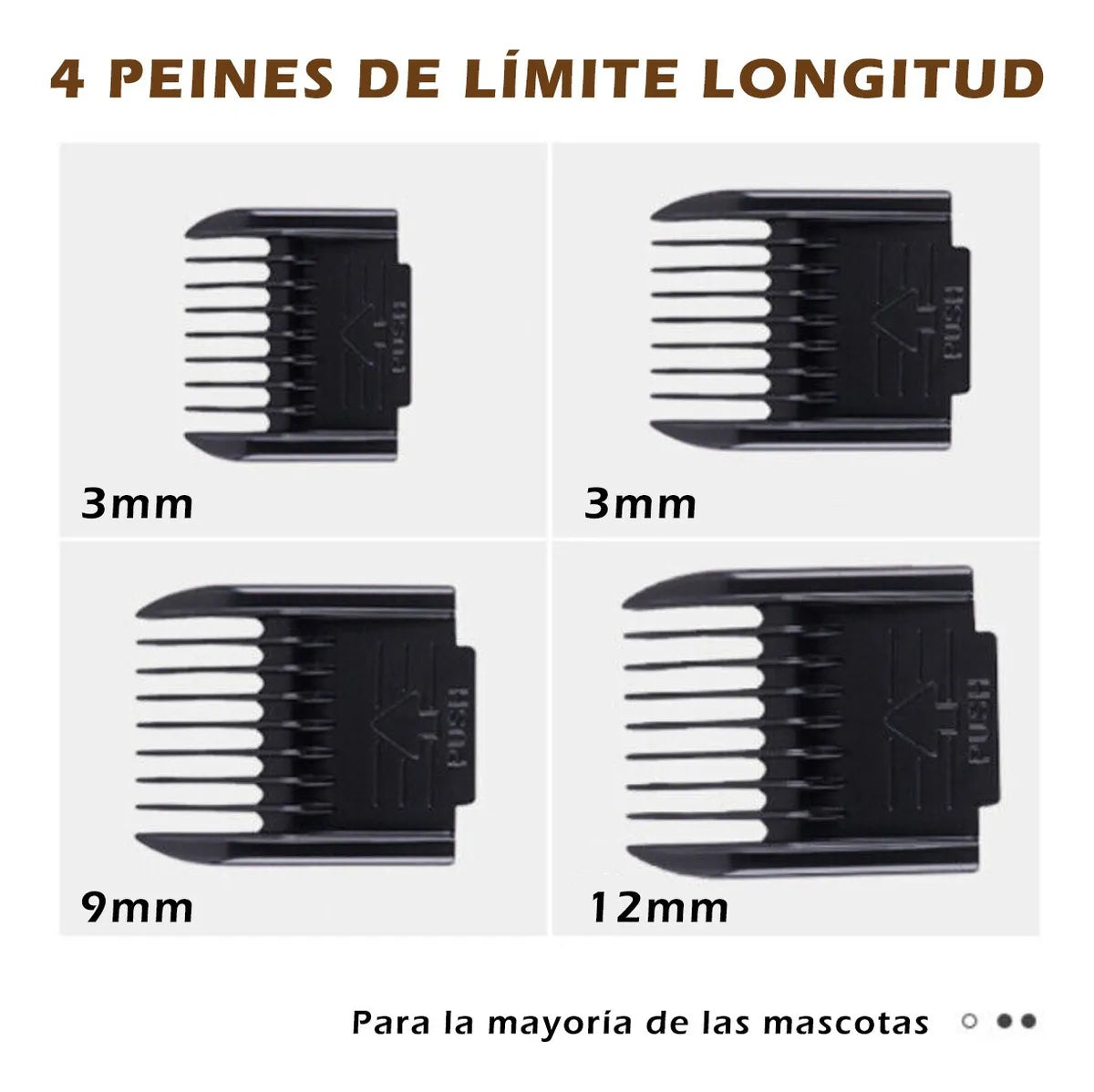 Cortapelos Recargable para Mascotas