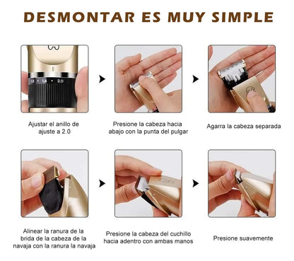 Cortapelos Recargable para Mascotas