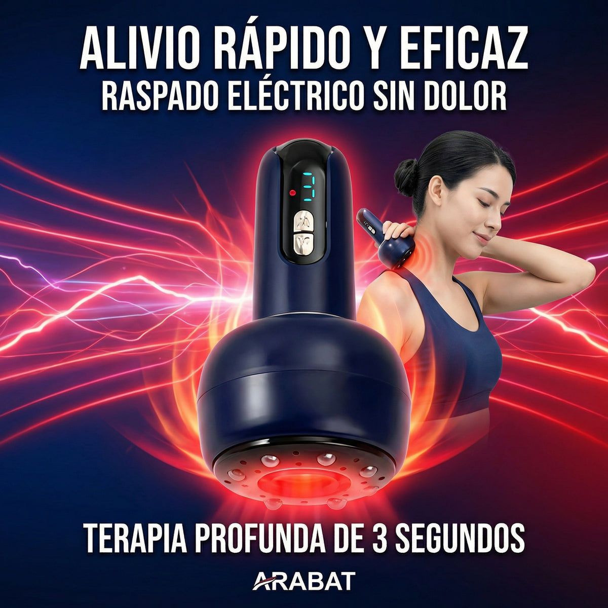 Masajeador de Succión con Calor
