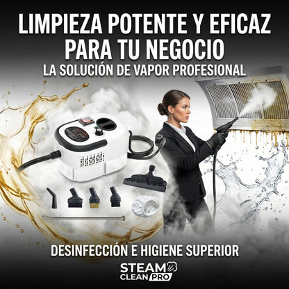 Limpiador a Vapor Portátil 4 en 1