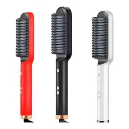 Cepillo Alisador Eléctrico Anti Frizz