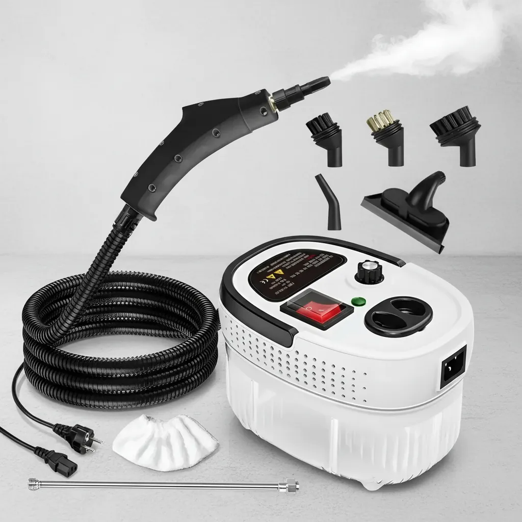 Limpiador a Vapor con accesorios