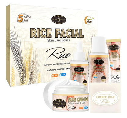 Set Facial Skincare de Arroz