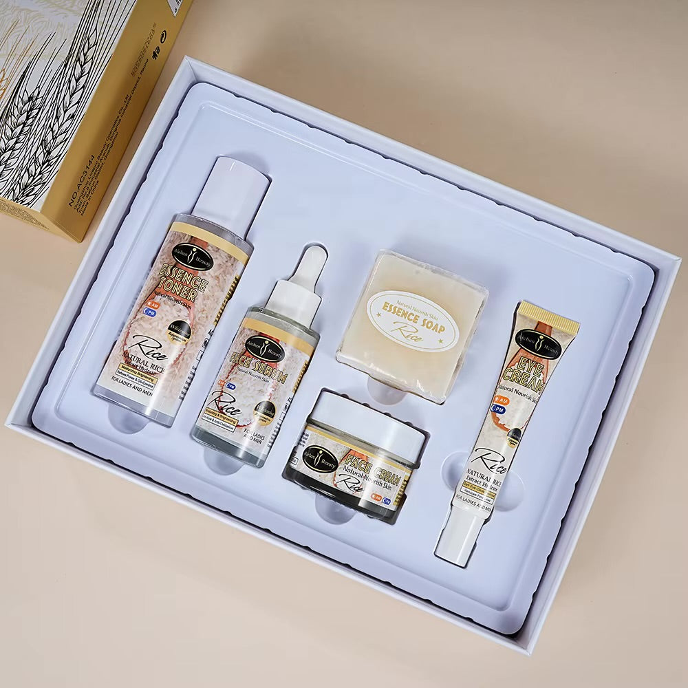 Set Facial Skincare de Arroz