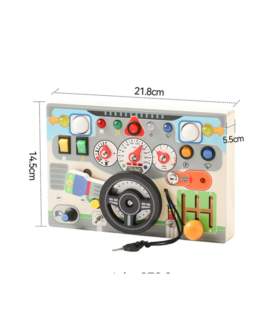 Tablero Sensorial Volante Montessori
