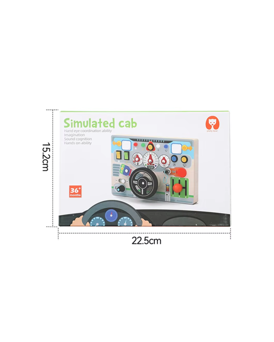 Tablero Sensorial Volante Montessori