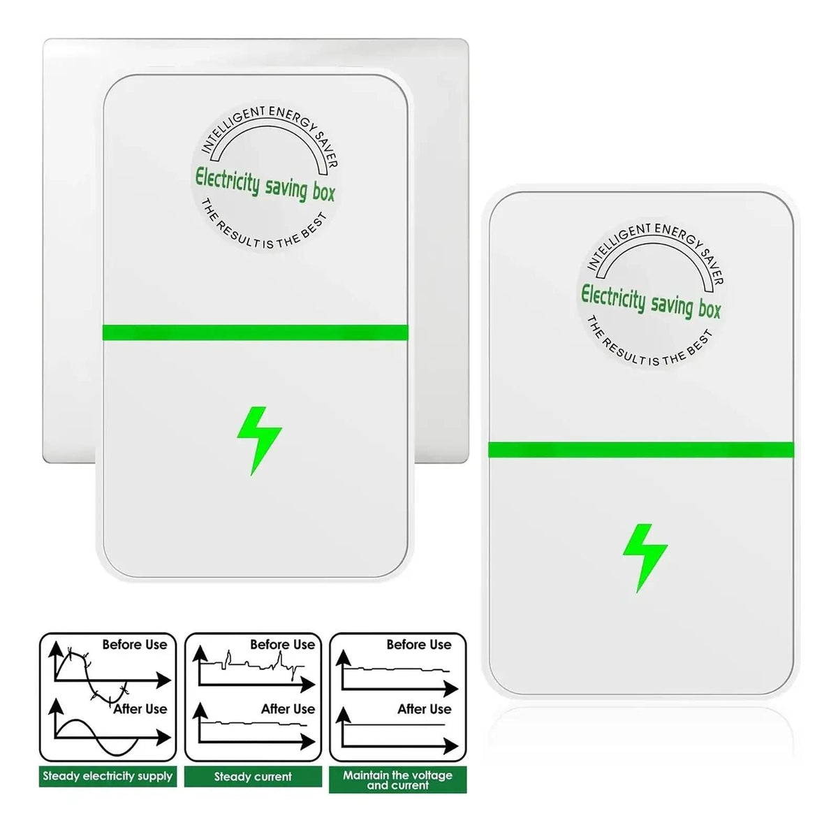 Pack x2 Ahorrador de Energía Enchufable